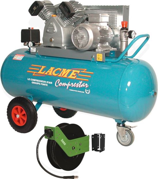 Image sur COMPRESSEUR 27V150 T + ENROULEUR 20 M