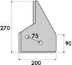 Image sur Aileron coutre Naud 03060116 - 031193 Gauche